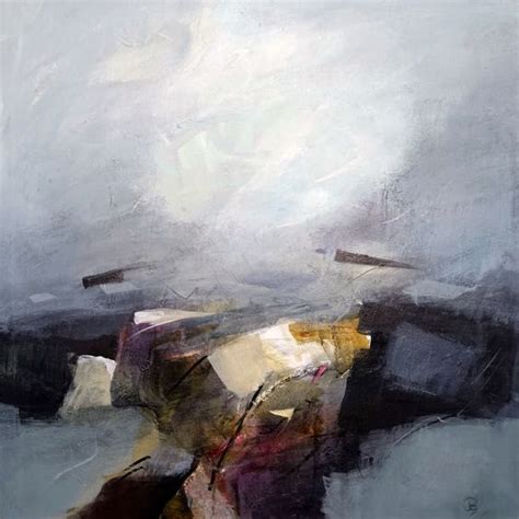 A Grey Dawn Landscape Art Painting Abstract Art Inspiration