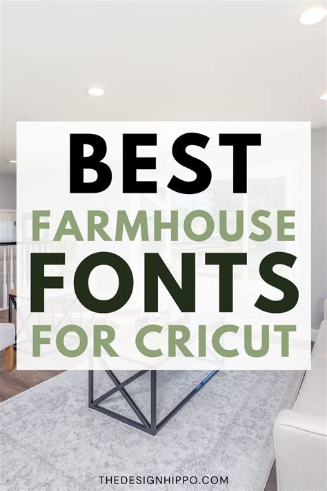 7 Best Farmhouse Fonts For Cricut Diy Craft Projects Youll Absolutely
