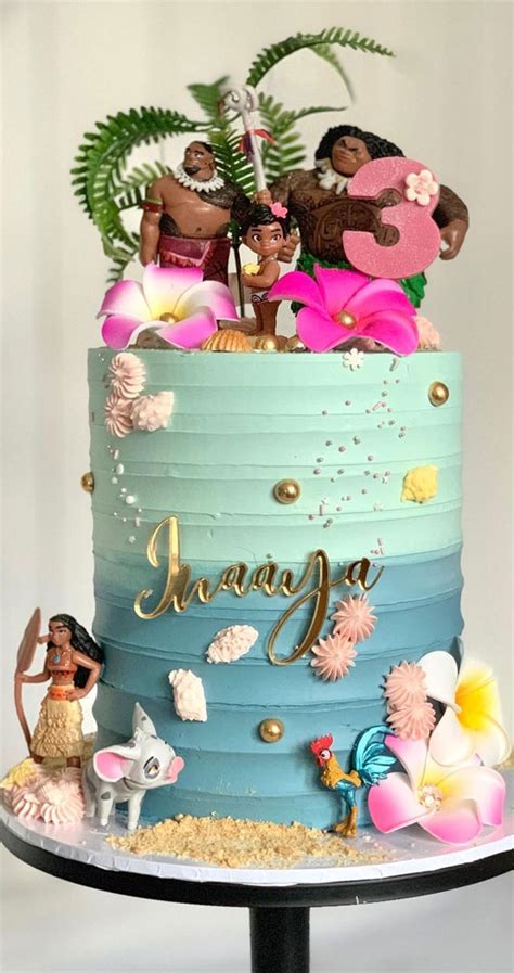 Update 140 Moana Theme Birthday Cake Latest In Eteachers
