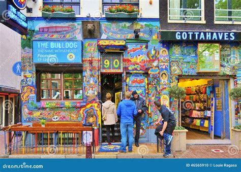 Bulldog Coffee Shop In Amsterdam Editorial Image Image Of Seen