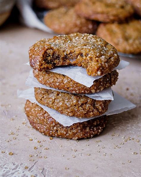 Spicy Chewy Ginger Molasses Cookies Grams To Ounces