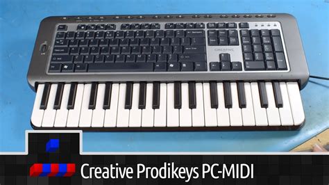 Hybrid Keyboard Creative Prodikeys Pc Midi Youtube