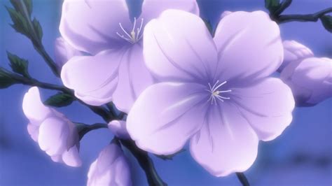 Aoi Bungaku Series Anime Flower Flower Header Violet Aesthetic