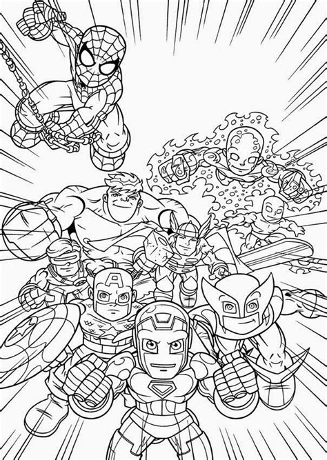Coloring Pages Superhero Coloring Pages Free And Printable