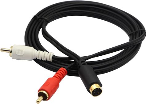 Zdycgtime S Video 4 Pin Mini Din Y Splitter Cable Gold