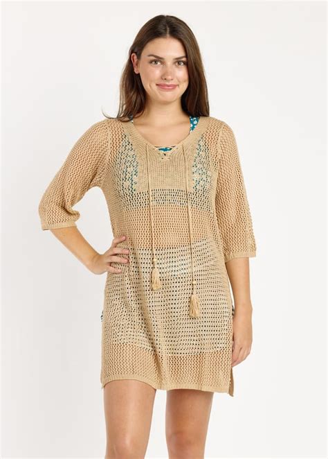 Crochet Beach Cover Up Dress