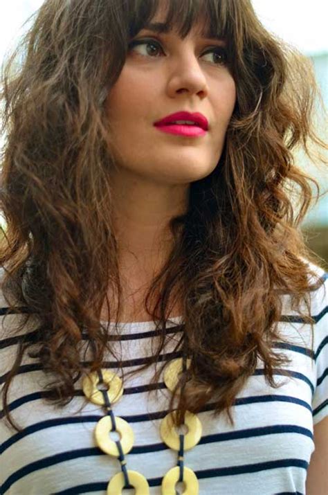 30 Best Curly Hair With Bangs Hairstyles And Haircuts