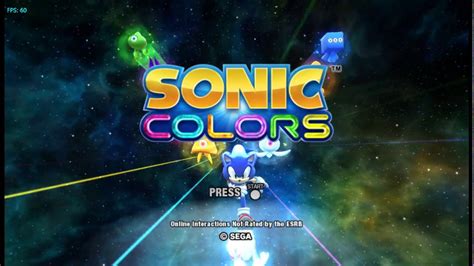 Dolphin Emulator Sonic Colors Snce8p 001 Youtube