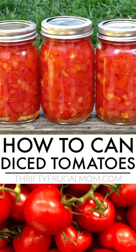 How To Can Diced Tomatoes A Step By Step Tutorial In 2021 Canning