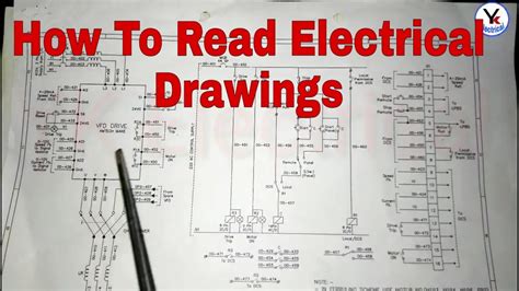 Their symbol reflects their construction: how to read electrical drawing and diagram in hindi | YK Electrical - YouTube