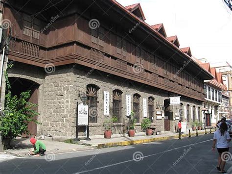 Old Buildings In Intramuros Old Walled City Manila Philippines