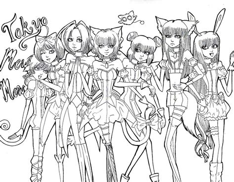 Ichigo Tokyo Mew Mew Coloring Pages Coloring Pages