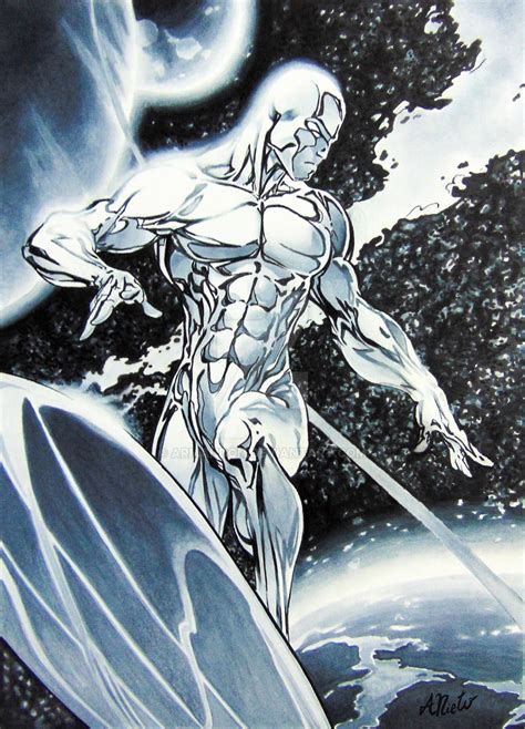 The Silver Surfer By Armandon On Deviantart