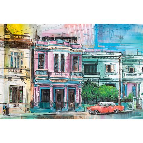 Havana Cuba Painting 150x100cm Jos Hoppenbrouwers Art