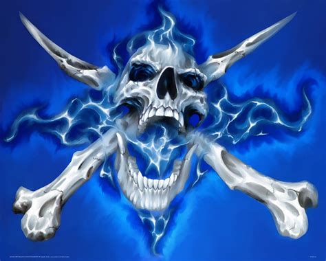 Lightning Pirate Skull Picture By Samurottketchum Drawingnow