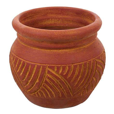When cooking with a pot in the oven, you don't have to preheat the oven. Margo Garden Products 12-1/2 in. Round Terra Cotta Cabral Clay Pot-LE 2113-02 - The Home Depot