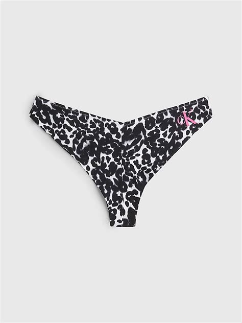 brazilian bikini bottoms ck leopard calvin klein® kw0kw023190gj