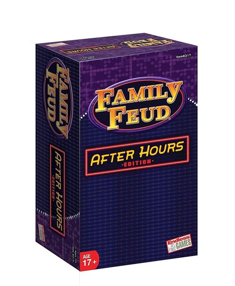 Check spelling or type a new query. Family Feud Tabletop Adult Card Game After Hours 2018 Edition | eBay