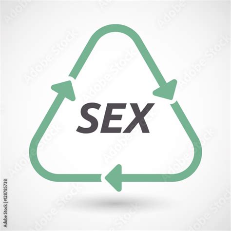 isolated recycle sign with the text sex stock image and royalty free vector files on fotolia