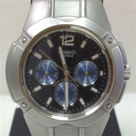 casio edifice ef 303 men s stainless steel watch watchcharts