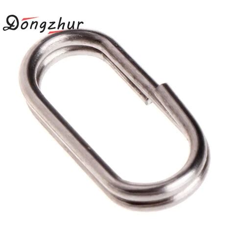 Stainless Steel Oval Split Rings 10mm X 50 Fishing Terminal Tackle