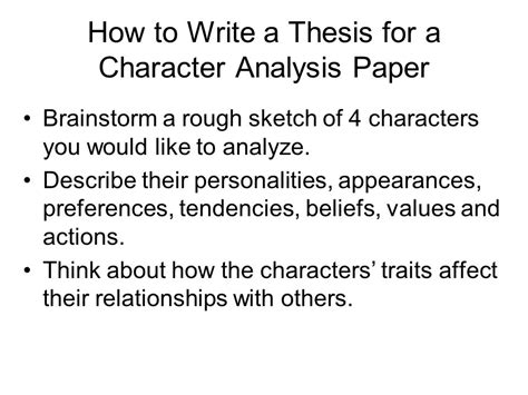 Rather than say 'the protagonist is married by…' say 'the protagonist marries'. How to write a character synopsis. 5 Ideas for writing the ...