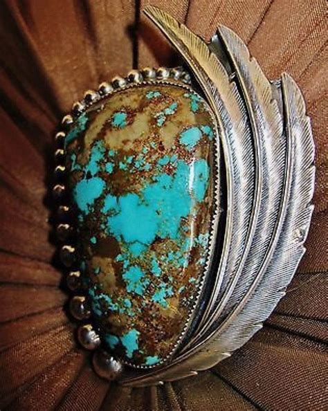 Navaho High Quality Turquoise Feather Ring Sugilite Native Art