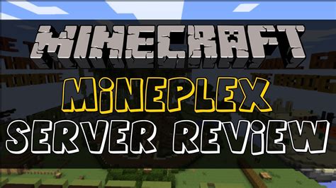Minecraft Mineplex Server Review Youtube