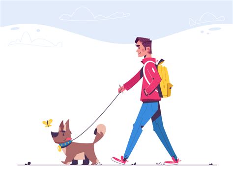 Walking The Dog Animated By Abduallah Water On Dribbble