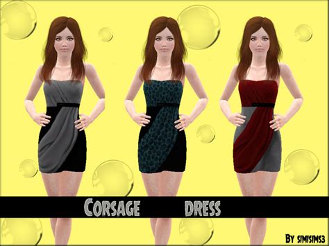 The Sims Resource Corsage Dress