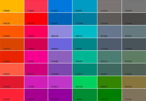 Default Colors For Windows Ios And Android Graphic Design Tips