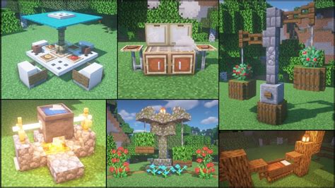 Minecraft 30 Garden Build Hacks And Ideas YouTube