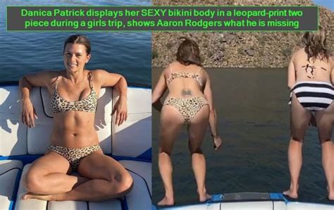 Danica Patrick Displays Her Sexy Bikini Body In A Leopard