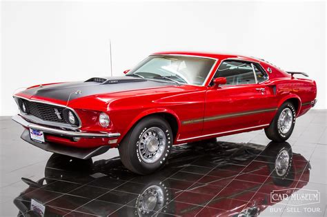 Candyapple Red 1969 Ford Mustang Mach I Fastback With Original 351ci