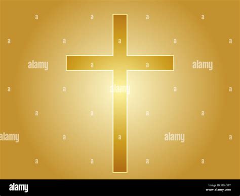 Christian Church Cross Religious Spiritual Symbol Illustration Stock