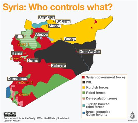 Syrias De Escalation Zones Explained News Al Jazeera