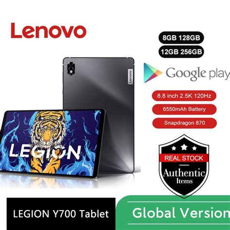 Global Firmware Lenovo Legion Y700 Gaming Tablet Legion 2022 88 Inch