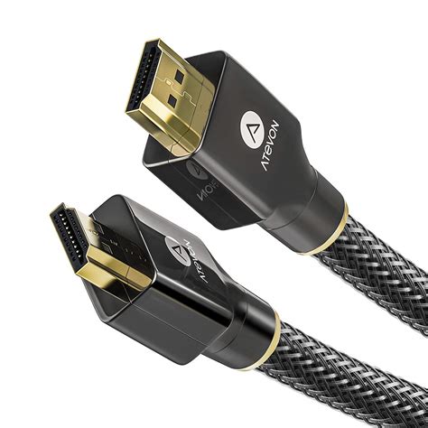 4k Hdmi Cable 6 Ft Atevon High Speed 18gbps Hdmi 20 Cable 4k Hdr