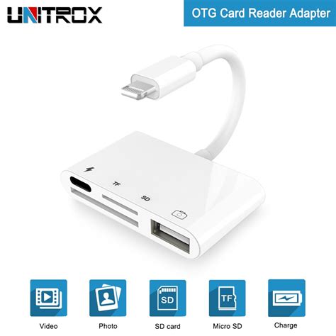 4 In 1 Adapter For Lightning To Camera Reader Connection Kit Charging
