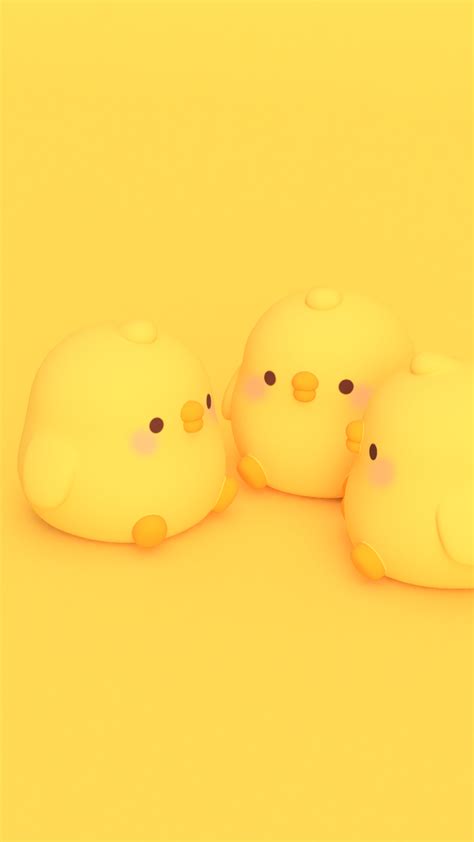 Aesthetic Kawaii Yellow Cute Wallpapers Wallpaper Cave