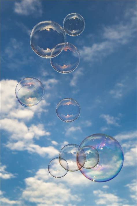 Summer Sky And Bubbles Of Blue Bubbles Photography Bubbles Wallpaper