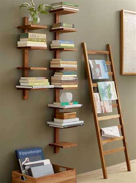 Cool Beautiful Wall Bookshelves For Your Library