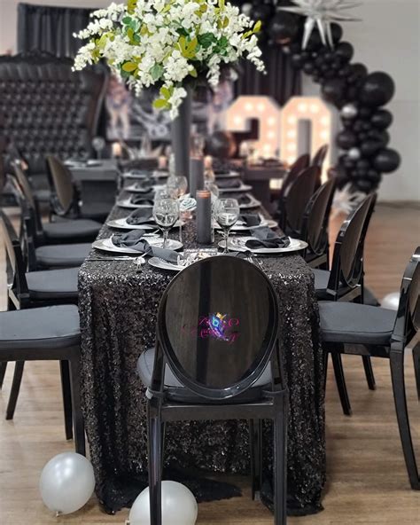 Black Theme Birthday Party Ideas Photo 2 Of 13 Catch My Party