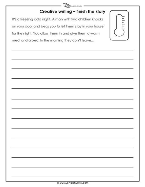 4th Grade Writing Prompts Worksheets Writing Worksheets