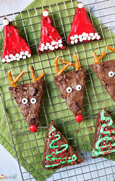 This one is fast, cheap and stinkin' cute. Christmas Brownies Ideas - Peppermint Candy Cane Brownies ...