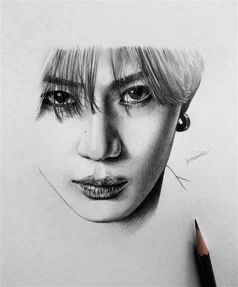 Jeanie в Instagram Taemin Get Well Soon😥 Drawing Pencildrawing