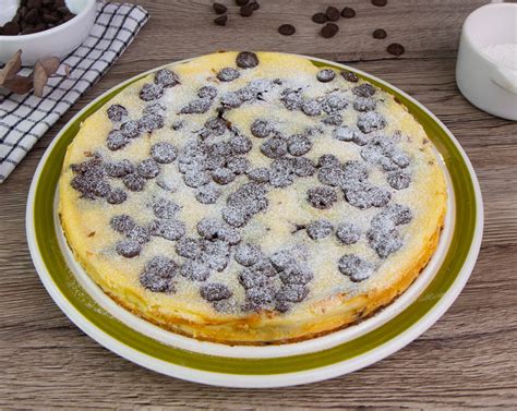 torta ricotta e gocce di cioccolato la ricetta del dolce facile e delizioso