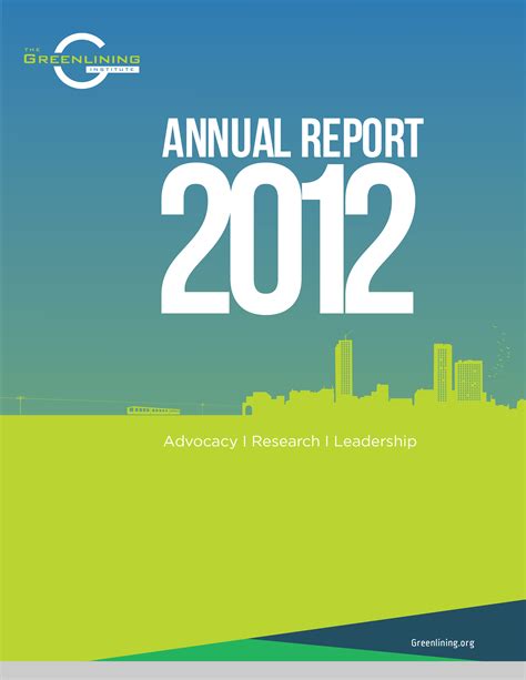 2012 Annual Report - The Greenlining Institute