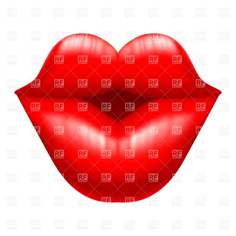 Clipart Red Lipstick Kiss