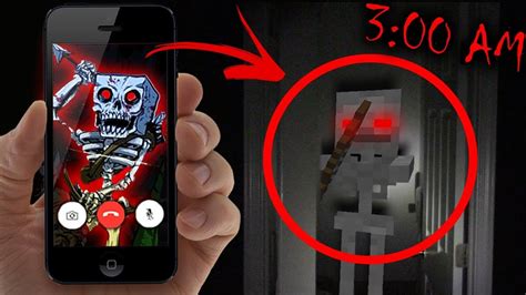 Calling A Minecraft Skeleton On Facetime At 3 Am Incoming Arrows